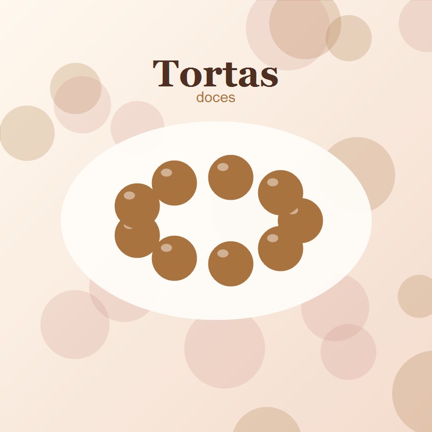 Torta doce artesanal